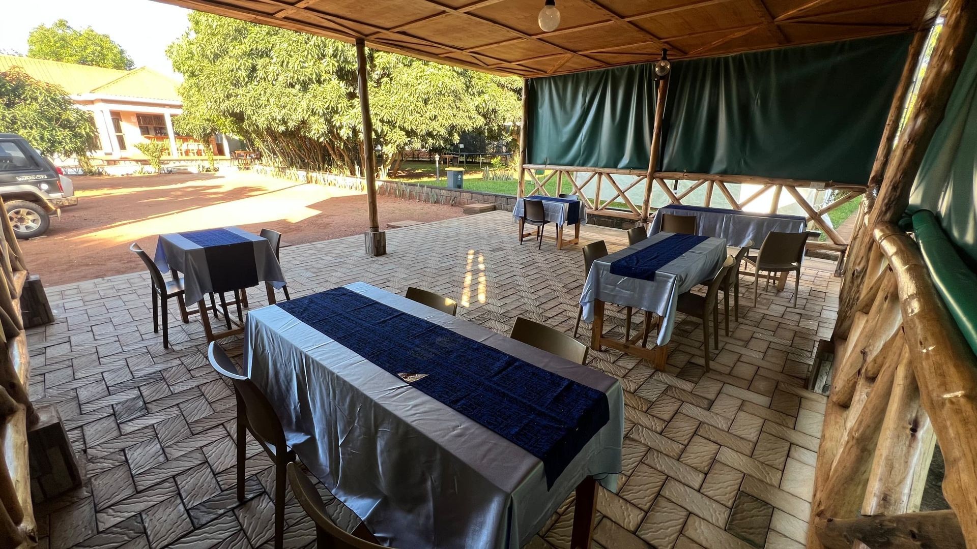 Outdoor seating area